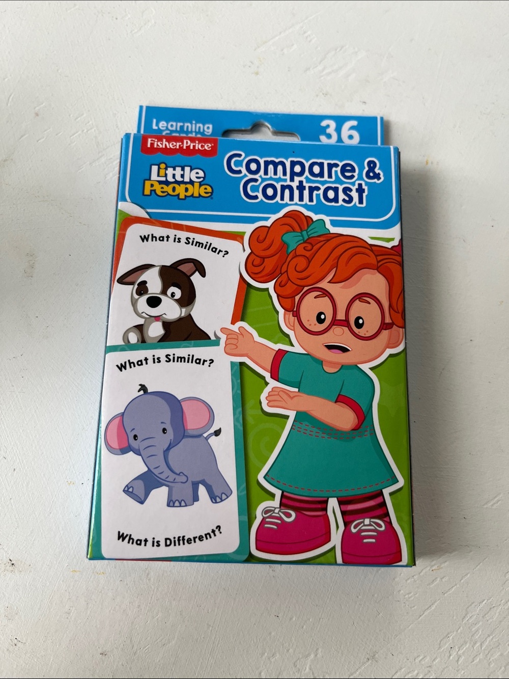 3/$10 💚Fisher-Price Little People Compare & Contrast Cards